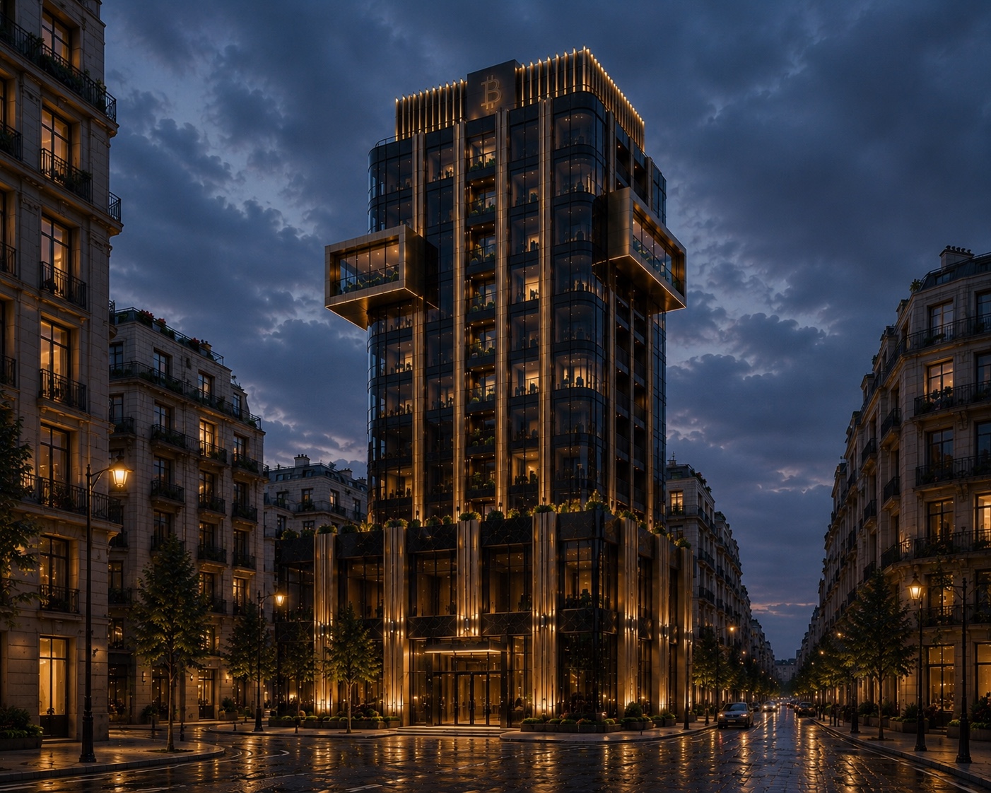 Bitcoin Palace · founding node at twilight